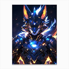 Fox Armor Canvas Print