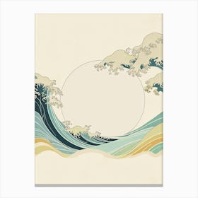 Great Wave Off Kanagawa 31 Canvas Print