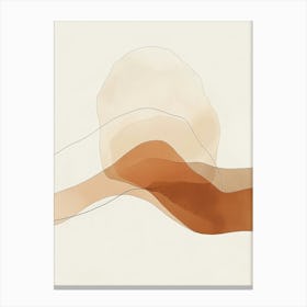 Sand abstract Canvas Print