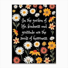 In The Garden Of Life Canvas Print