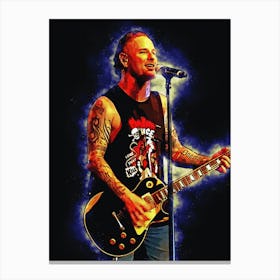 Spirit Of Corey Taylor In The Rave Milwaukee Canvas Print