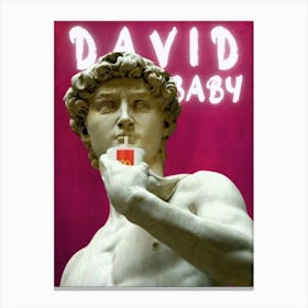 David Baby Canvas Print