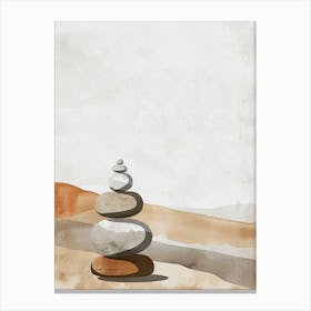 Balancing Stones 1 Canvas Print