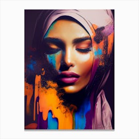 Modest Visions Veiled In Vibrance 2 Canvas Print