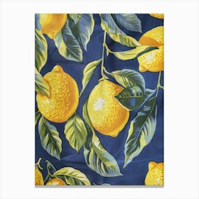 Lemons On A Branch 18 Canvas Print