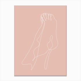 Feet A Canvas Print