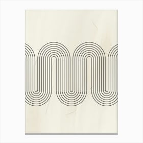 Wavy Lines 2 Canvas Print