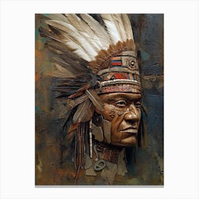Ancient Echoes: Native American Inspirations Canvas Print