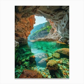 Cave In The Rock 34 Canvas Print