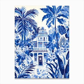 House In The Jungle Canvas Print