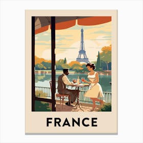 Vintage Travel Poster France 5 Canvas Print
