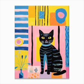 Black Cat Canvas Print