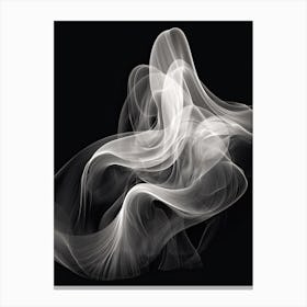 Black Art Smoke Canvas Print