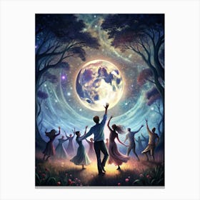 Dance Of The Moon Canvas Print