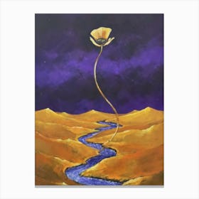 Flower Of The Desert Canvas Print