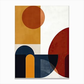 Abstract Shapes, Scandinavian Simplicity Canvas Print