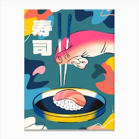 Sushi in Colors Canvas Print