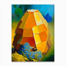 Pollen Beehive 1 Painting Canvas Print