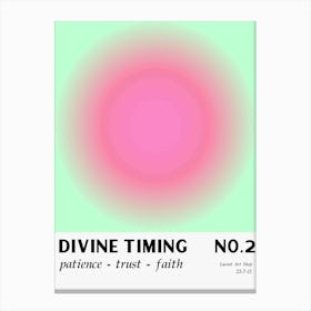 Divine Timing Canvas Print