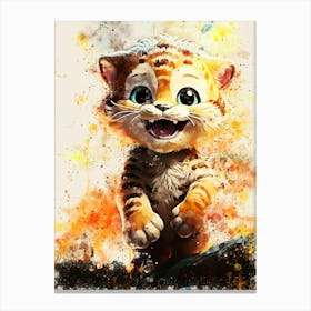 Tiger Kitten Canvas Print