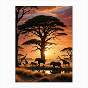 Wild Savannah Canvas Print