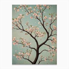 Cherry Blossom Branch Canvas Print