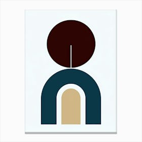 Rabat Proportions Minimalist Bauhaus Canvas Print