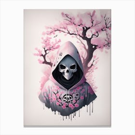 Samurai Skull Canvas Print