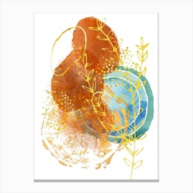 Abstract Watercolor Painting 12 Canvas Print