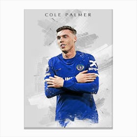 Cole Palmer Drawing Portrait Canvas Print