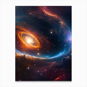 Galaxy In Space 8 Canvas Print
