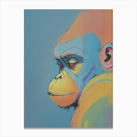 Ape in wonder Canvas Print