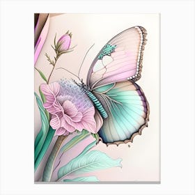 Sketchbutterfly Canvas Print