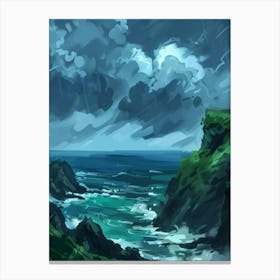 Stormy Seascape Canvas Print