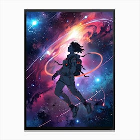 Space Girl Canvas Print