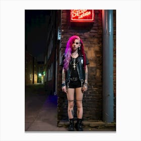 The Return Of Pretty Punk Girl ~Reimagined 39 Canvas Print