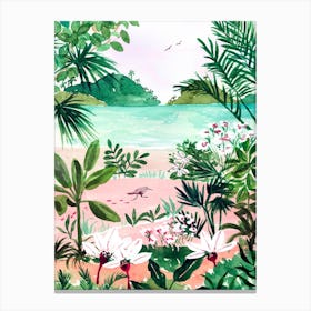 Seaside Meadow Canvas Print