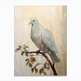 Dove Digital Oil Painting Canvas Print
