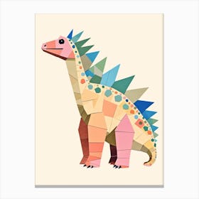 Nursery Dinosaur Art Dimetrodon 3 Canvas Print