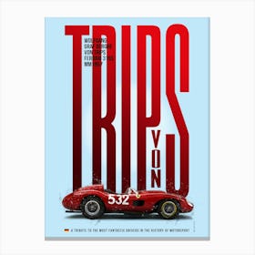 Wolfgang von Trips Tribute Ferrari 315S Canvas Print