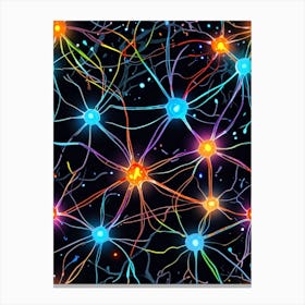 Neural Network Canvas Print