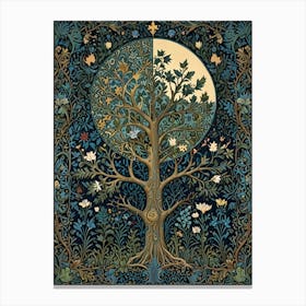 William Morris Tree Of Life 5 Canvas Print