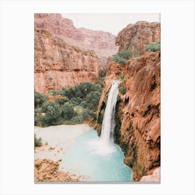 Desert Waterfall Canvas Print