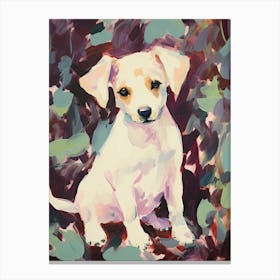 A Chihuahua Dog Painting, Impressionist 2 Canvas Print