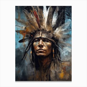 Echoes of Native American Narratives Canvas Print