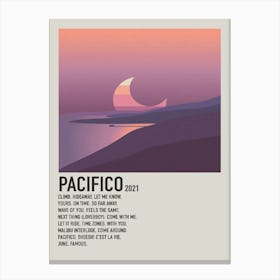 Pacifico 2021 Poster Canvas Print