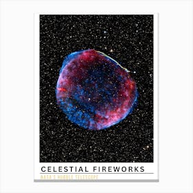 Celestial Fireworks Canvas Print