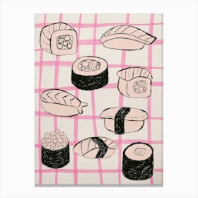 Sushi Art Canvas Print
