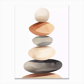 Balancing Stones Canvas Print