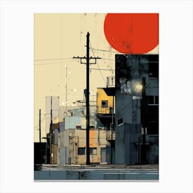 Urban Abstract Minimalist 7 Canvas Print